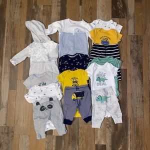 Boys 3 Month Matching Outfits Bundle